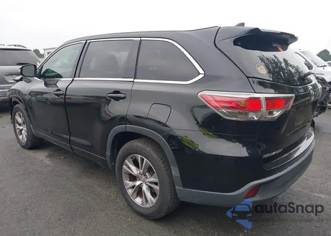 2014 Toyota Highlander Xle V6 z USA, uszkodzony, nr VIN 5TDKKRFH6ES019600
